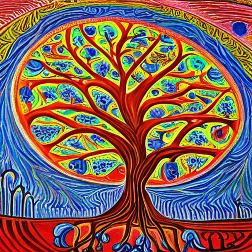 Sacred trees in history, culture, tradition, spirituality, ancient scriptures.