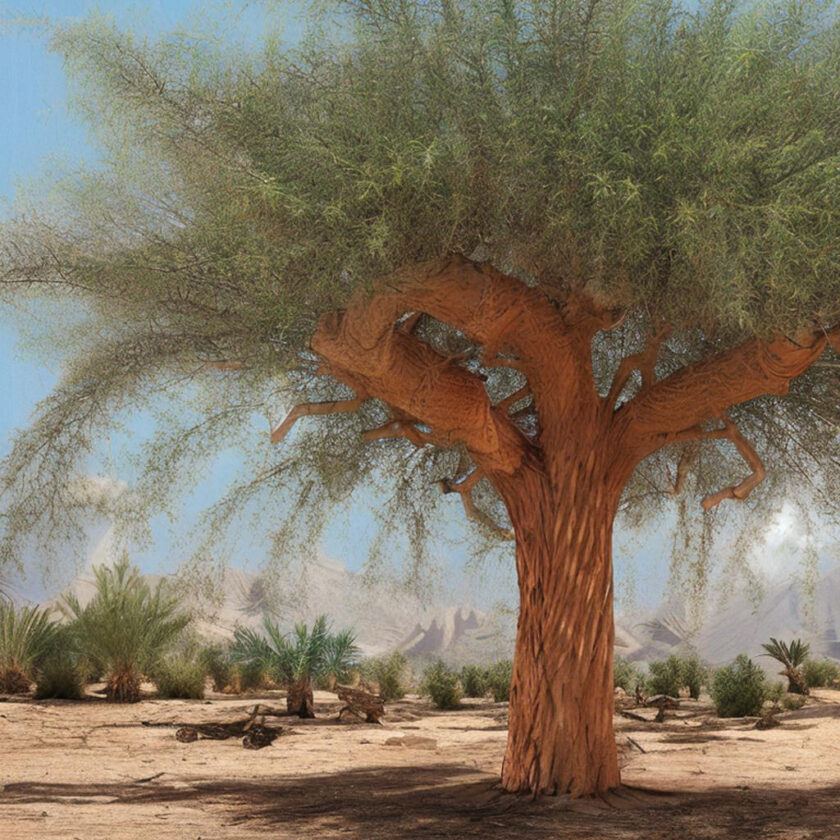 Most endangered tree species in the Middle East: Date Palm, Cedar of Lebanon, Atlas Pistachio, Asian Wild Olive, Carob tree