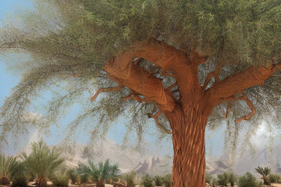 Most endangered tree species in the Middle East: Date Palm, Cedar of Lebanon, Atlas Pistachio, Asian Wild Olive, Carob tree
