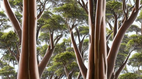 Endangered trees in South America. Cedar, Tonka Bean, Mahogany, Cariniana, Ramón