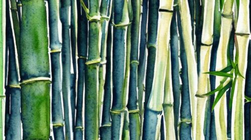 Bamboo Poem in the style of Confusius