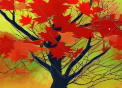 The Generosity of the Maple Tree, story, botanical description, leaves, flowers, fruit, bark, syrup, Bourbon Sour, ecological importance