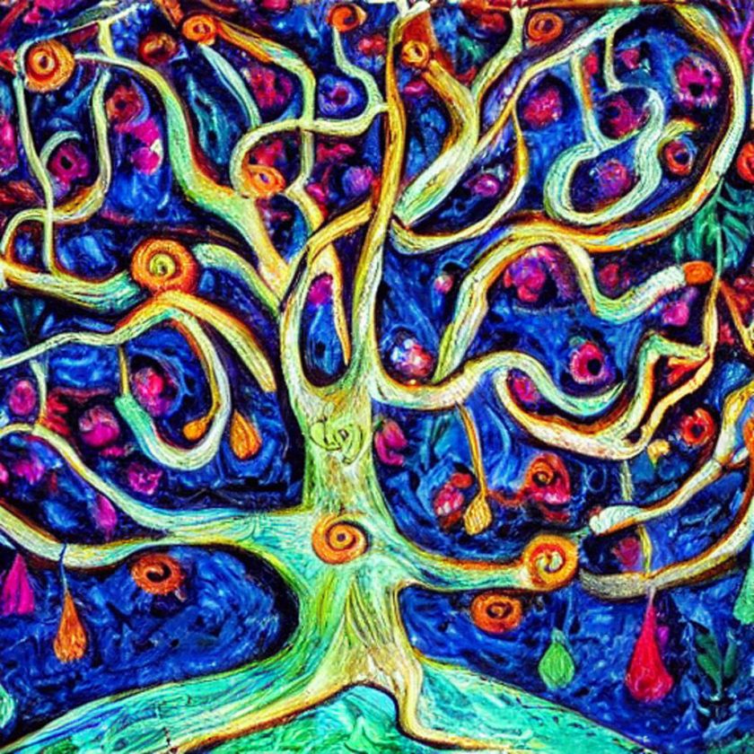 Most famous stories about trees. The tree of knowledge , the giving tree, the oak tree, yggdrasil,the talking tree