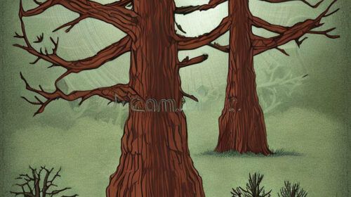 Sacred trees in North America and their symbolic significance. Cedar, Maple, Oak, Pine, Sequoia