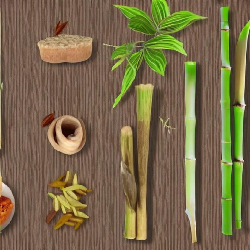 Bamboo menu and recepies for appetizer, main course, side dish, dessert, beverage. Where to find shoots and leaves and how to slice them.