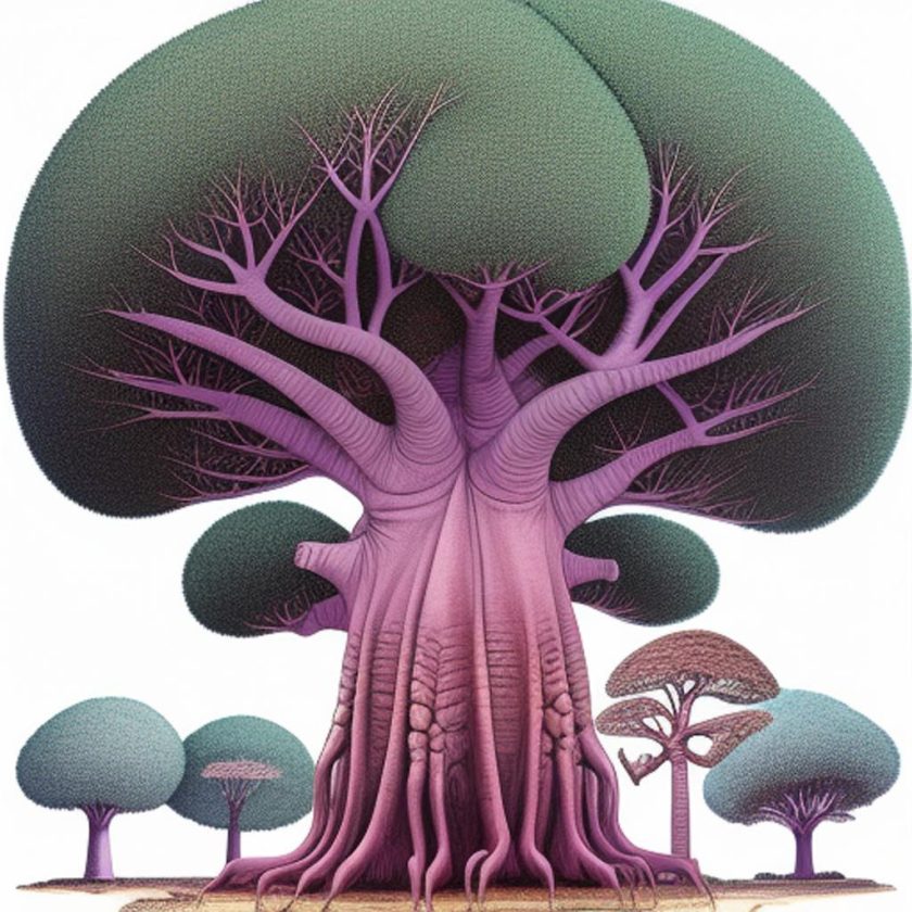 The most characteric trees in Madagascar  are baobab, ravenala, octopus, tambalocoque, mukulungu
