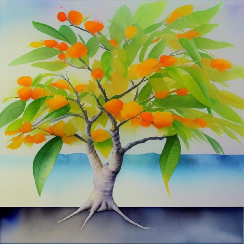 A poem for the mango tree in the style of Rumi