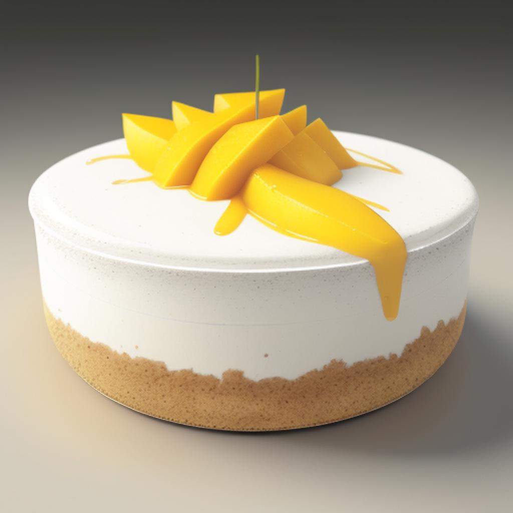 Mango Yogurt Cheesecake, ingredients and instructions