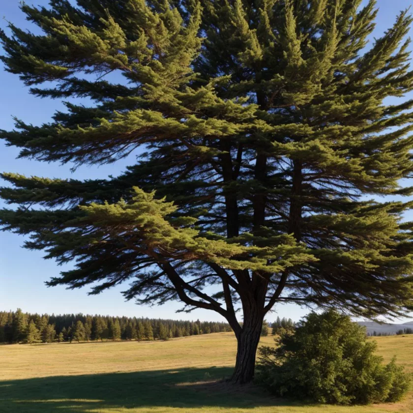 The cedar tree